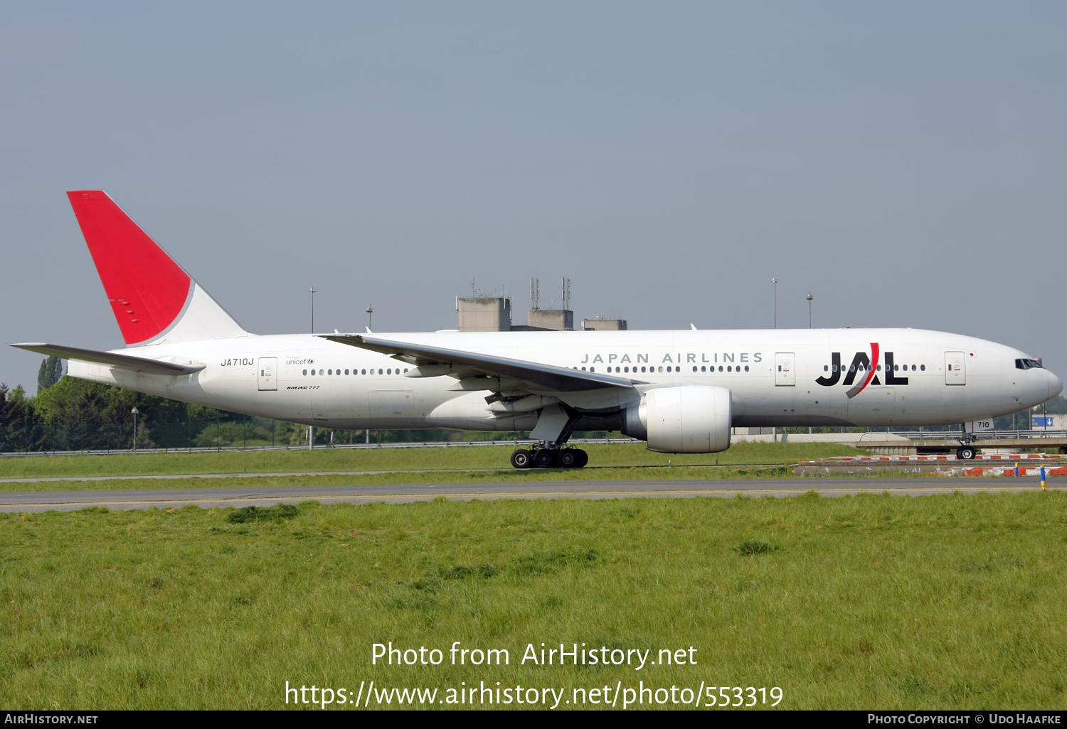 Aircraft Photo of JA710J | Boeing 777-246/ER | Japan Airlines - JAL | AirHistory.net #553319