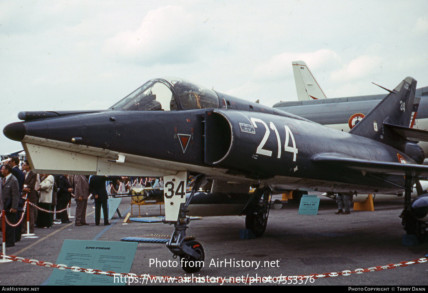 Aircraft Photo of 34 | Dassault Etendard IVM | France - Navy | AirHistory.net #553376