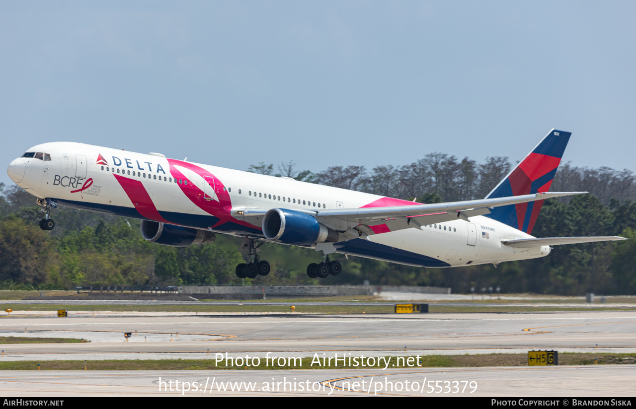 Aircraft Photo of N845MH | Boeing 767-432/ER | Delta Air Lines | AirHistory.net #553379