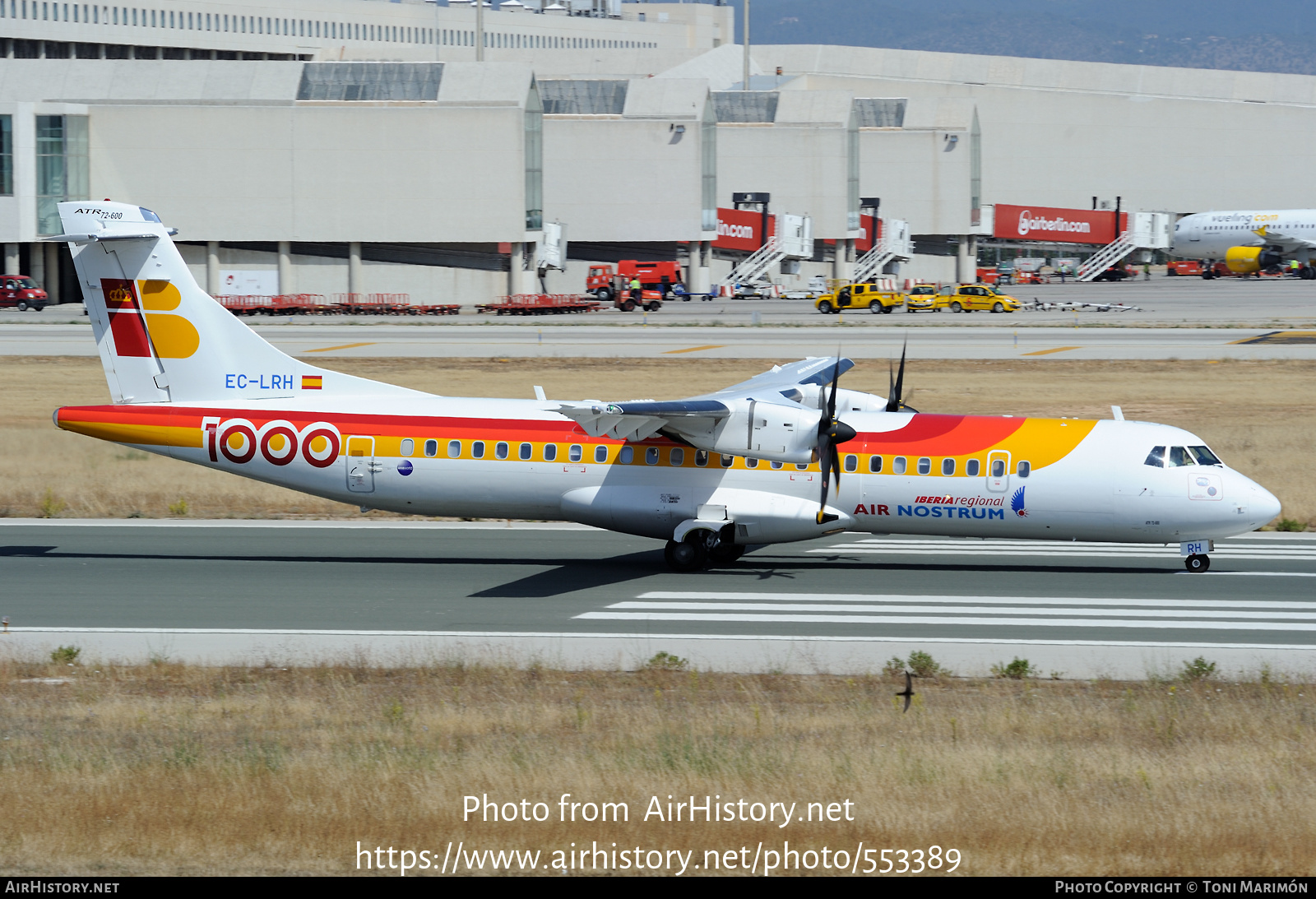 Aircraft Photo of EC-LRH | ATR ATR-72-600 (ATR-72-212A) | Iberia Regional | AirHistory.net #553389