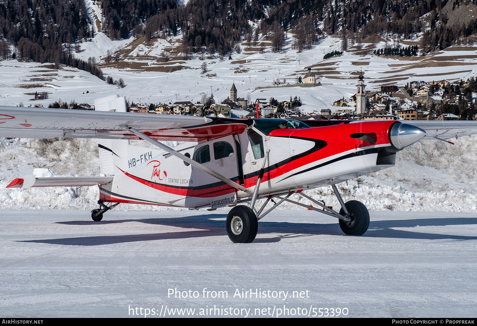 Aircraft Photo of HB-FKH | Pilatus PC-6/B2-H4 Turbo Porter | Para Centro Locarno | AirHistory.net #553390