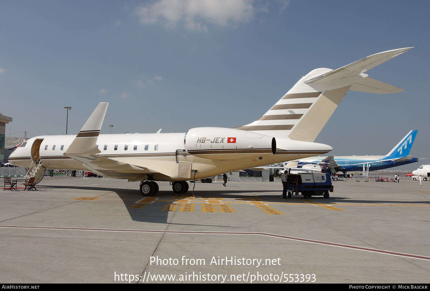 Aircraft Photo of HB-JEX | Bombardier Global Express (BD-700-1A10) | AirHistory.net #553393