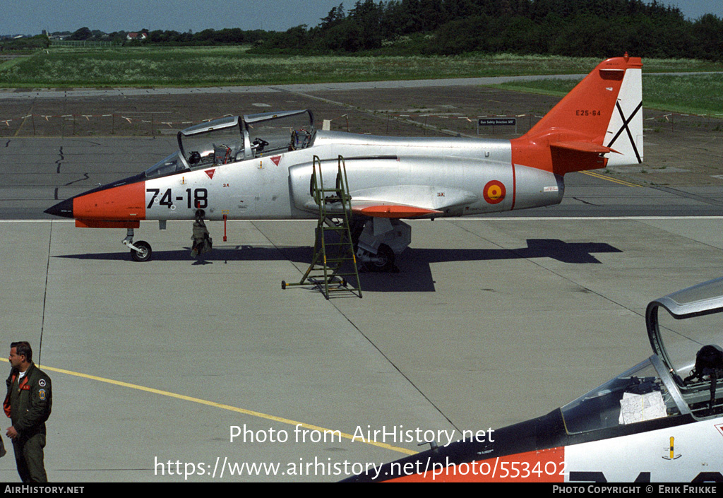 Aircraft Photo of E.25-64 | CASA C101EB Aviojet | Spain - Air Force | AirHistory.net #553402