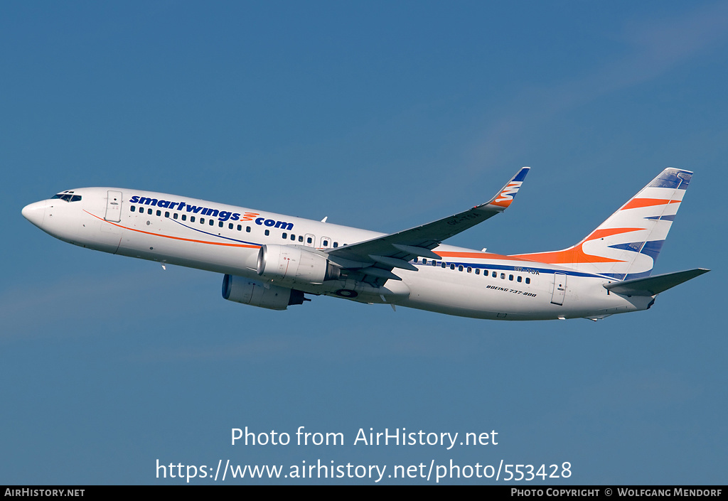 Aircraft Photo of OK-TSA | Boeing 737-8S3 | Smartwings | AirHistory.net #553428