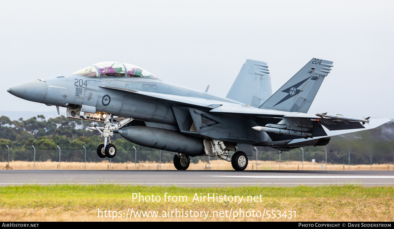 Aircraft Photo of A44-204 | Boeing F/A-18F Super Hornet | Australia - Air Force | AirHistory.net #553431