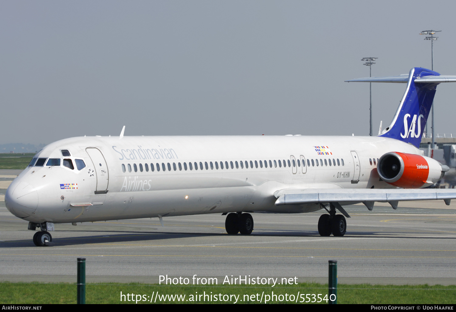 Aircraft Photo of OY-KHN | McDonnell Douglas MD-82 (DC-9-82) | Scandinavian Airlines - SAS | AirHistory.net #553540