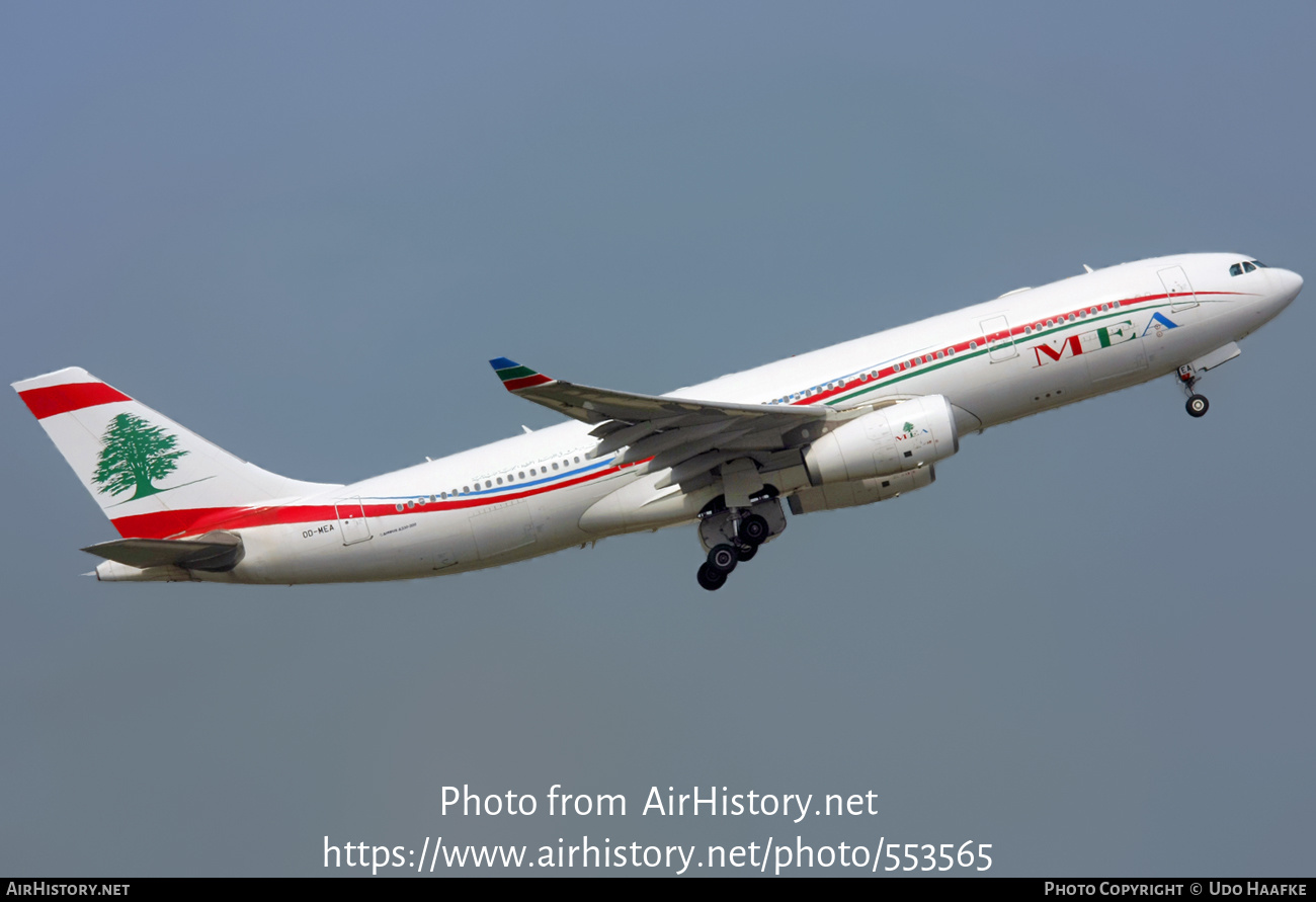 Aircraft Photo of OD-MEA | Airbus A330-243 | MEA - Middle East Airlines | AirHistory.net #553565