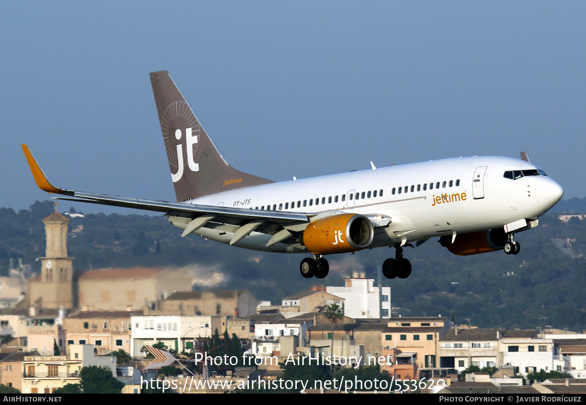 Aircraft Photo of OY-JTS | Boeing 737-7K2 | Jettime | AirHistory.net #553620