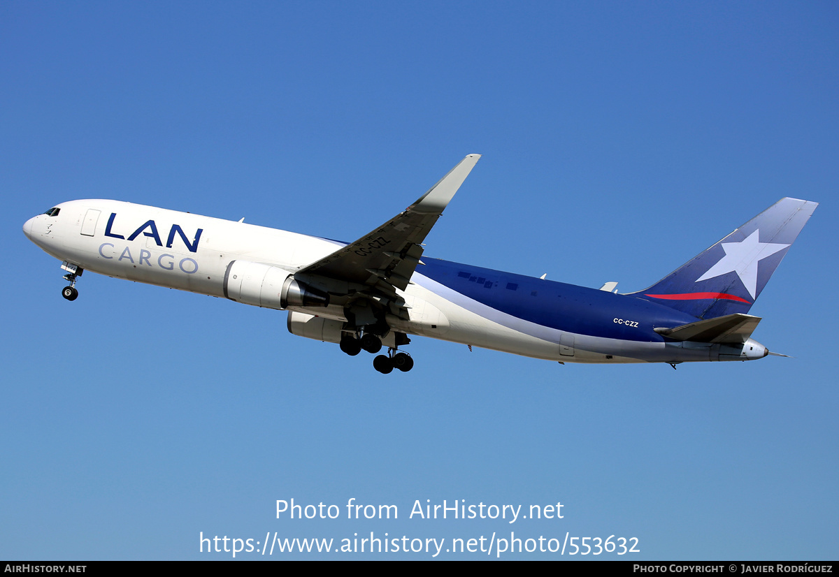 Aircraft Photo of CC-CZZ | Boeing 767-316F/ER | LAN Cargo | AirHistory.net #553632