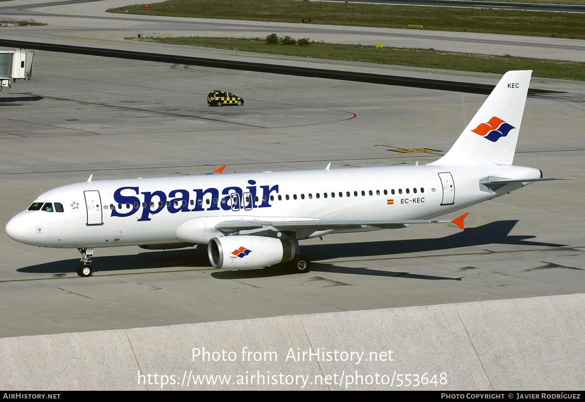 Aircraft Photo of EC-KEC | Airbus A320-232 | Spanair | AirHistory.net #553648