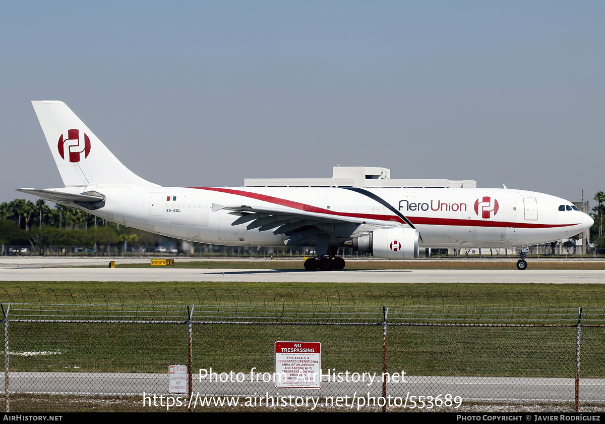 Aircraft Photo of XA-GGL | Airbus A300B4-605R(F) | AeroUnion | AirHistory.net #553689