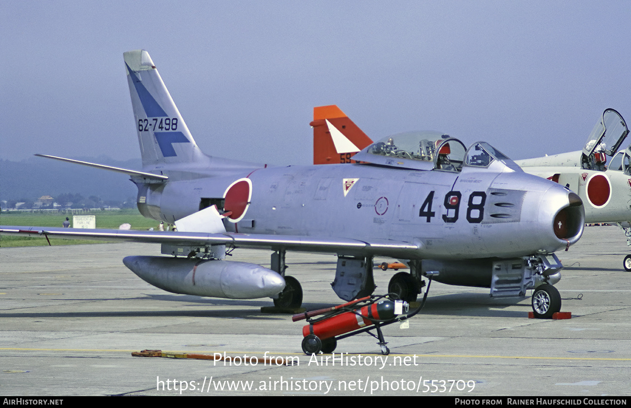 Aircraft Photo of 62-7498 | North American F-86F Sabre | Japan - Air Force | AirHistory.net #553709