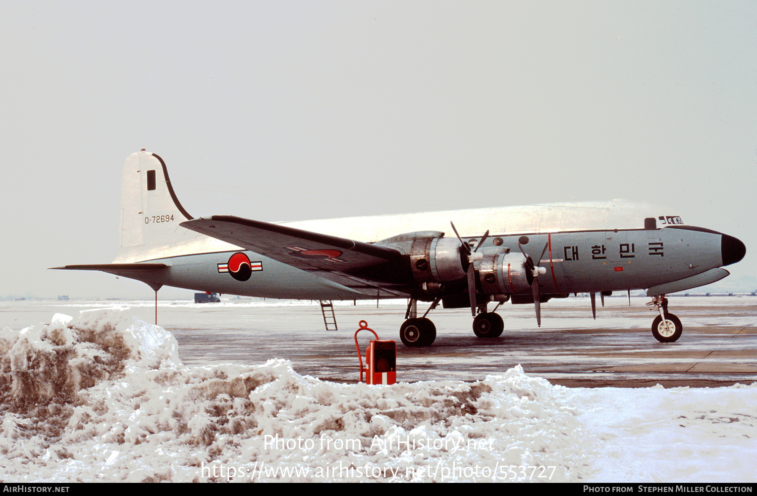 Aircraft Photo of 42-72694 / 0-72694 | Douglas C-54D Skymaster | South Korea - Air Force | AirHistory.net #553727