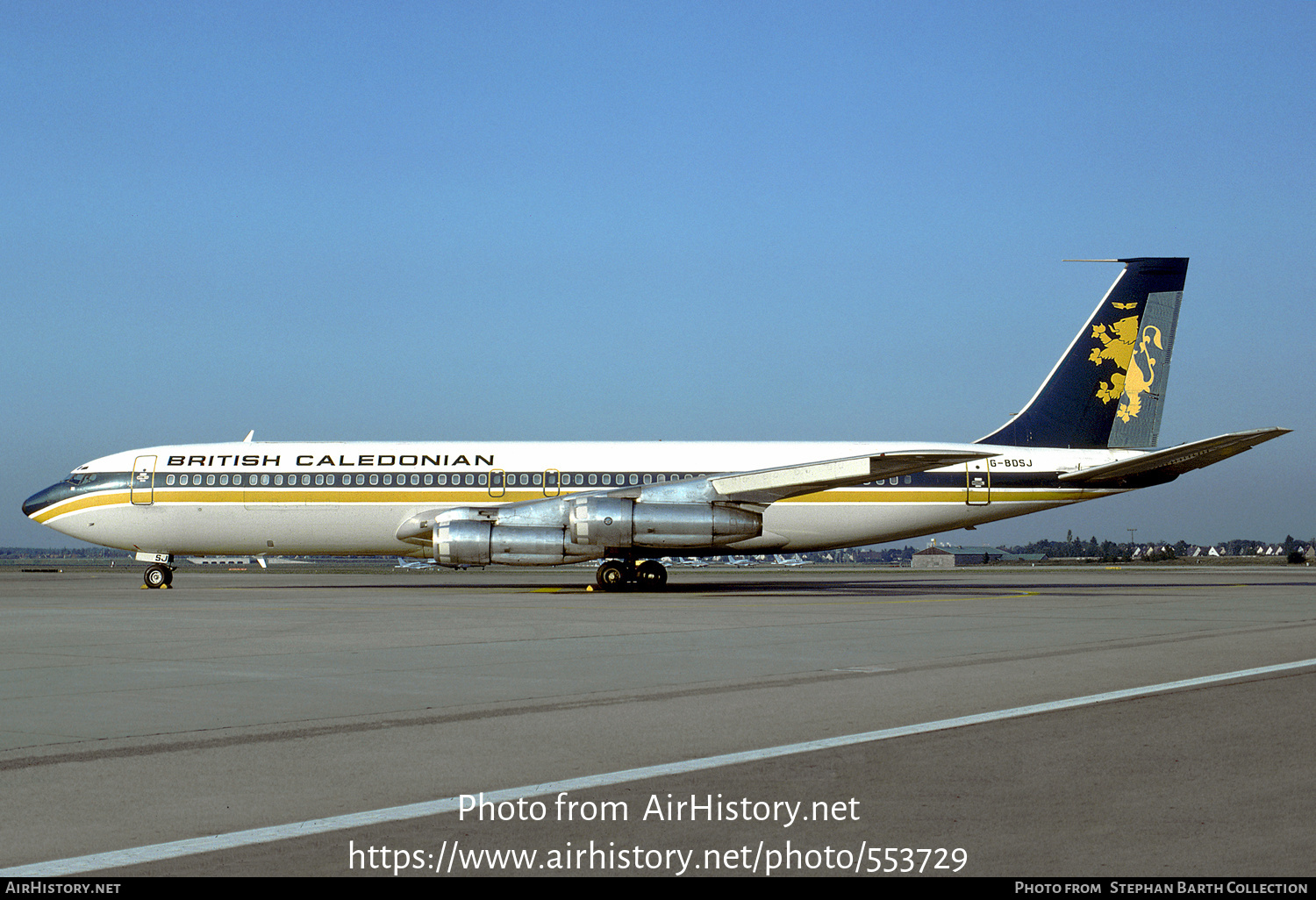 Aircraft Photo of G-BDSJ | Boeing 707-338C | British Caledonian Airways | AirHistory.net #553729