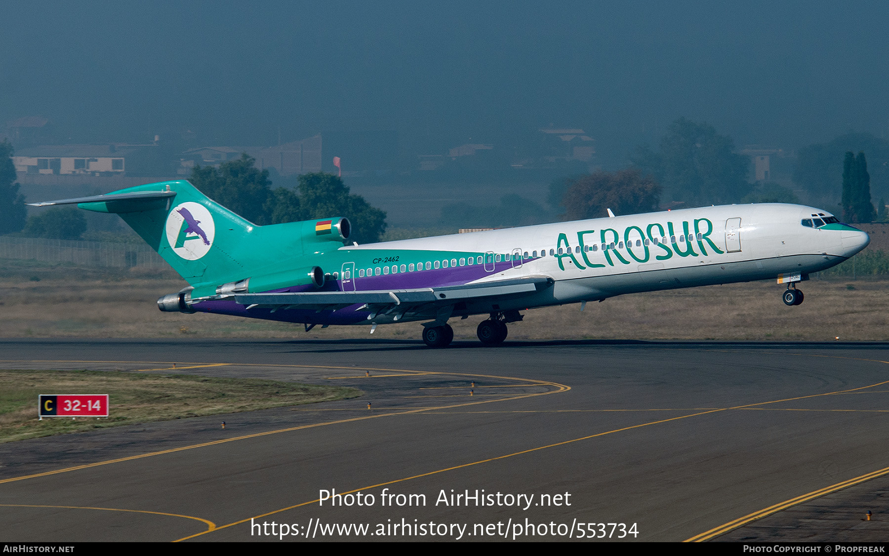 Aircraft Photo of CP-2462 | Boeing 727-264 | AeroSur | AirHistory.net #553734