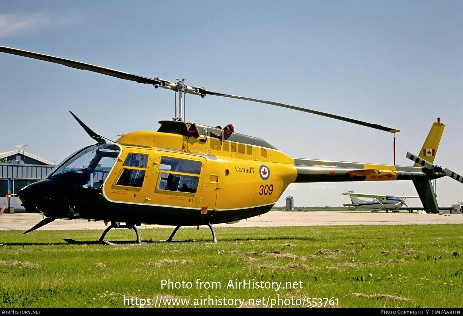 Aircraft Photo of C-FTHP / 139309 | Bell CH-139 JetRanger III (206B-3) | AirHistory.net #553761