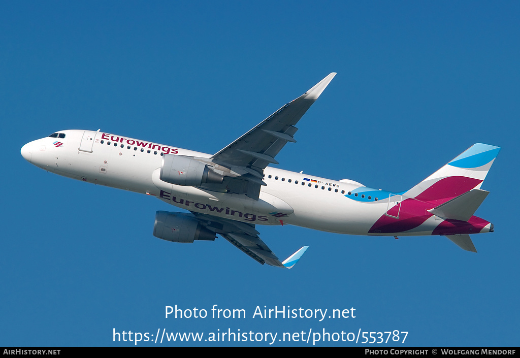 Aircraft Photo of D-AEWO | Airbus A320-214 | Eurowings | AirHistory.net #553787