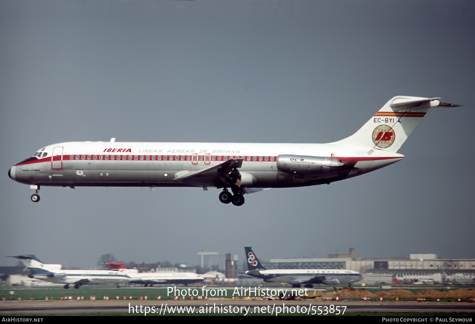 Aircraft Photo of EC-BYI | McDonnell Douglas DC-9-32 | Iberia | AirHistory.net #553857