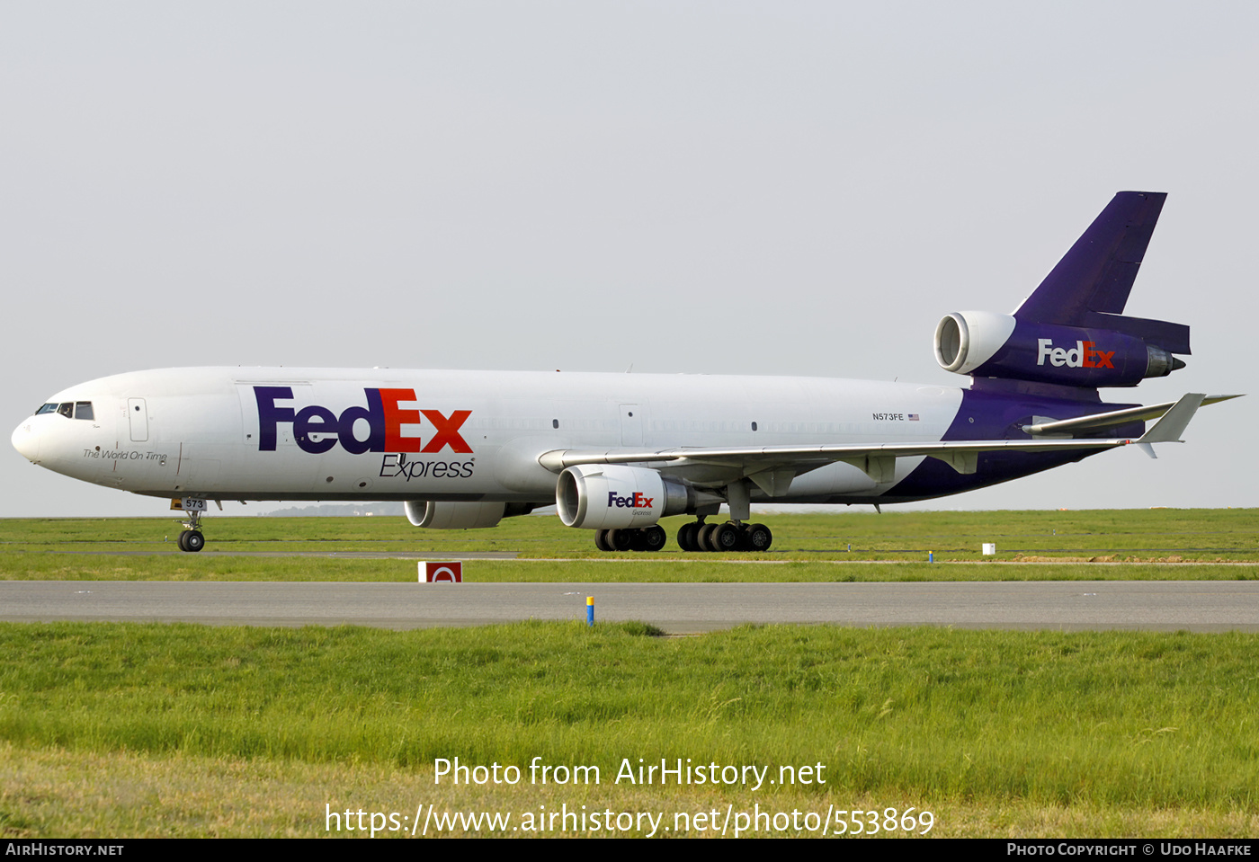 Aircraft Photo of N573FE | McDonnell Douglas MD-11/F | FedEx Express - Federal Express | AirHistory.net #553869