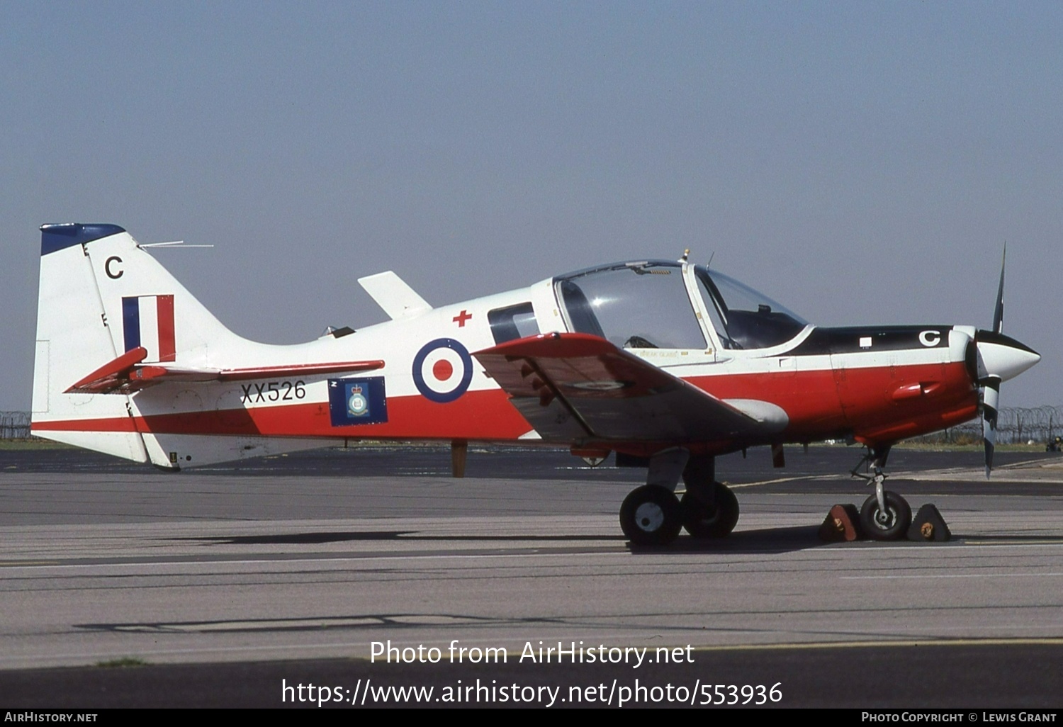 Aircraft Photo of XX526 | Scottish Aviation Bulldog T1 | UK - Air Force | AirHistory.net #553936