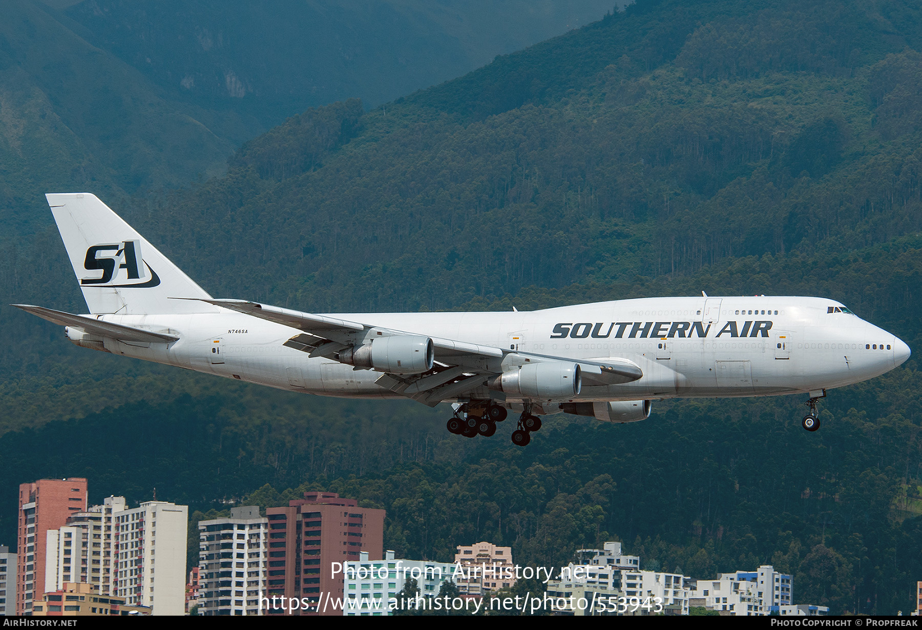 Aircraft Photo of N746SA | Boeing 747-206B(SF/SUD) | Southern Air | AirHistory.net #553943