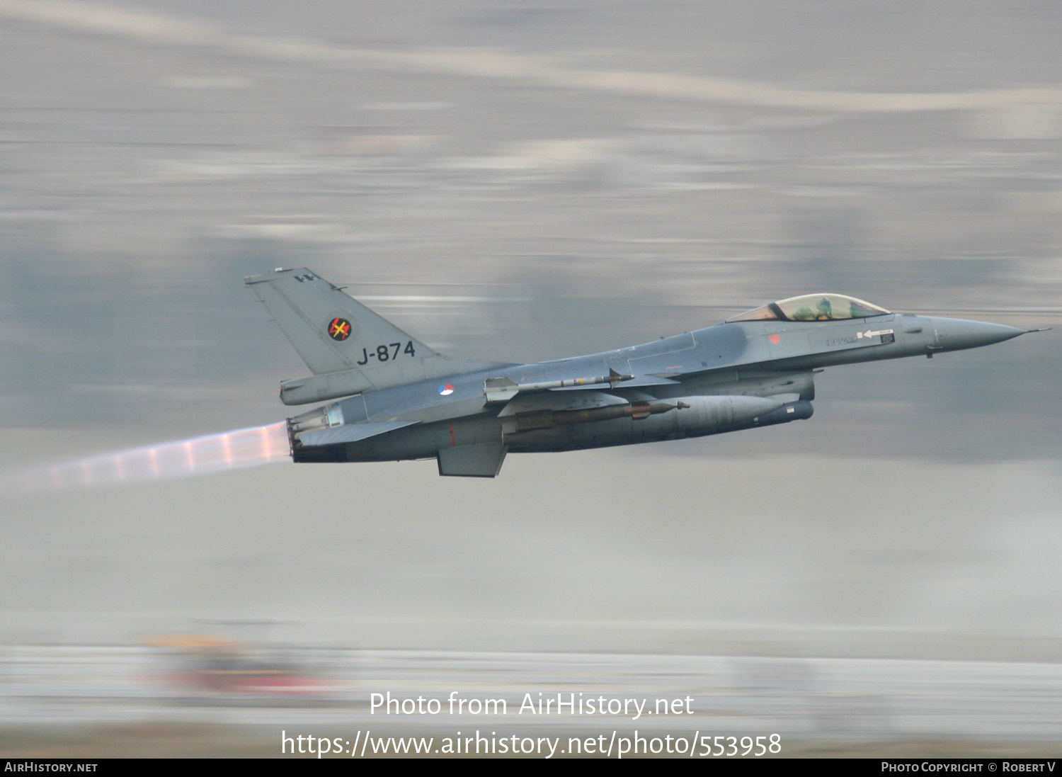 Aircraft Photo of J-874 | General Dynamics F-16AM Fighting Falcon | Netherlands - Air Force | AirHistory.net #553958