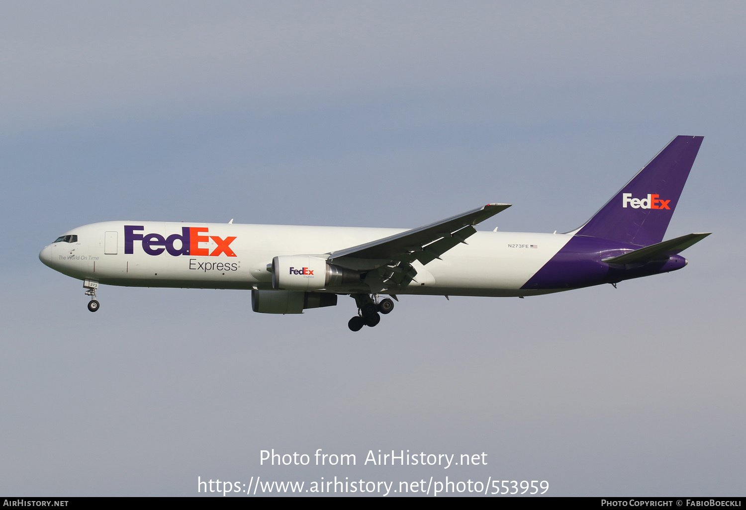 Aircraft Photo of N273FE | Boeing 767-3S2F/ER | FedEx Express - Federal Express | AirHistory.net #553959