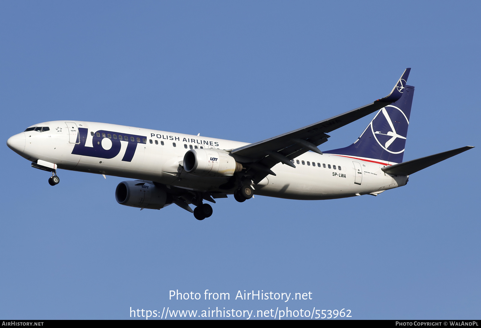 Aircraft Photo of SP-LWA | Boeing 737-89P | LOT Polish Airlines - Polskie Linie Lotnicze | AirHistory.net #553962