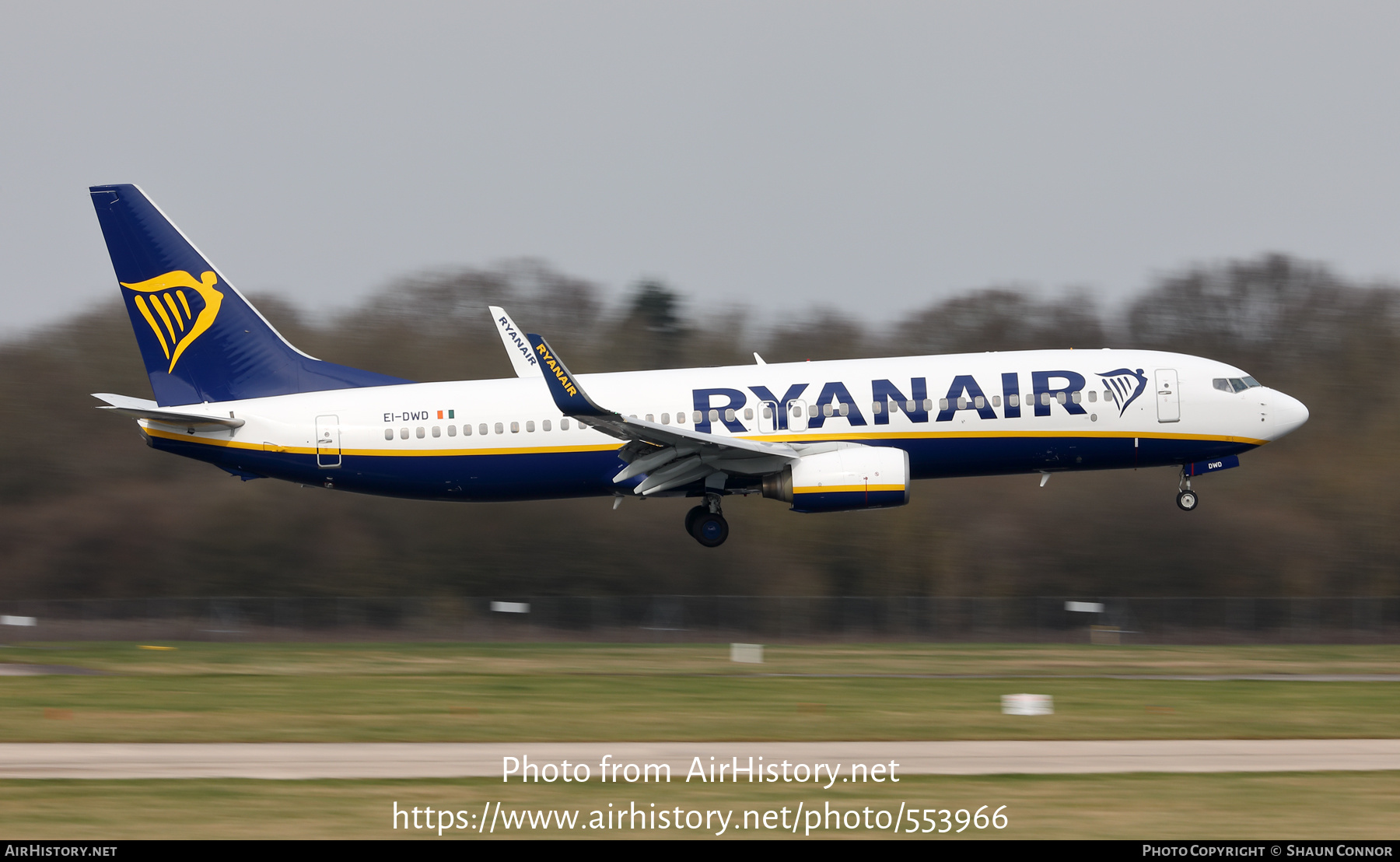 Aircraft Photo of EI-DWD | Boeing 737-8AS | Ryanair | AirHistory.net #553966