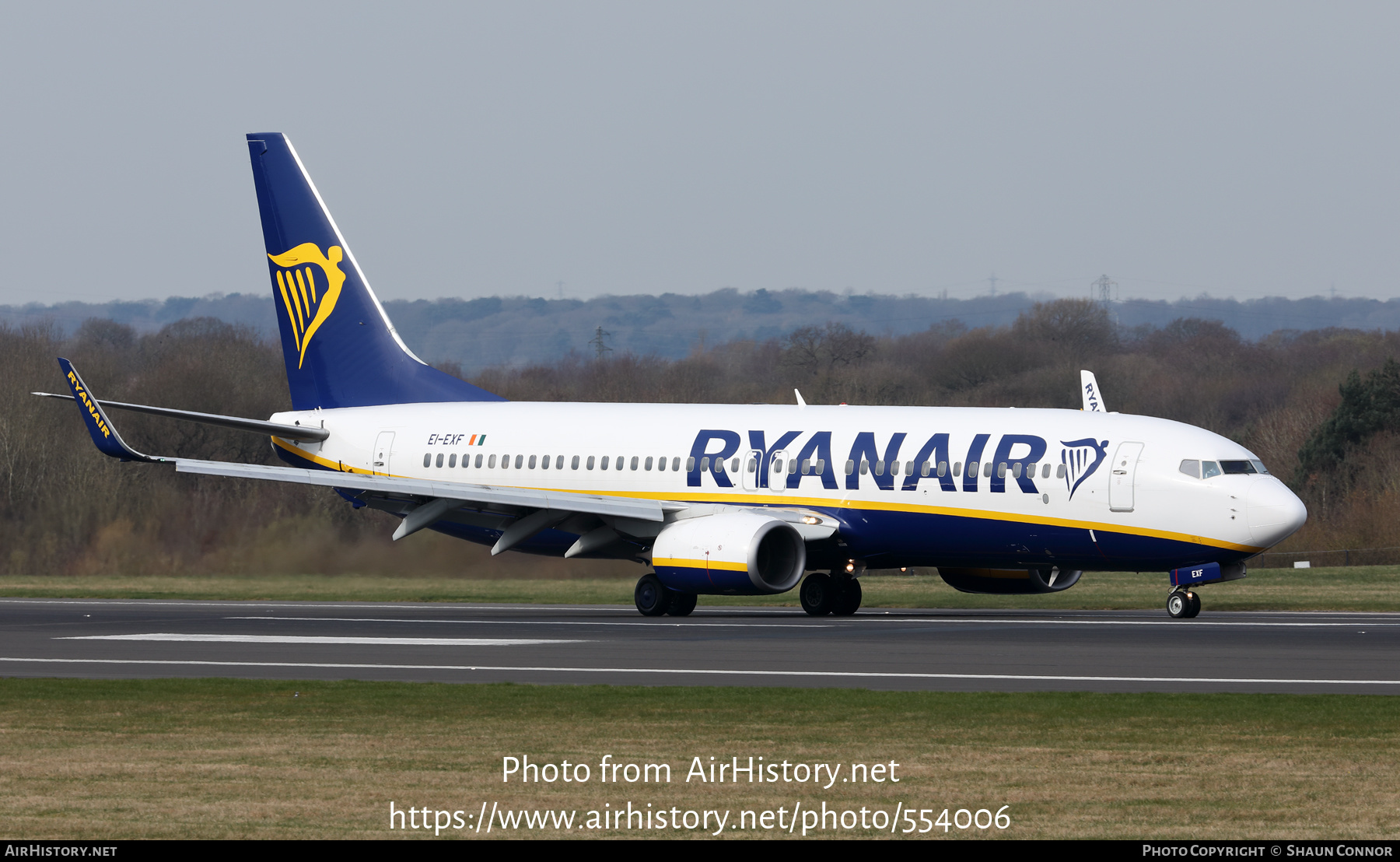 Aircraft Photo of EI-EXF | Boeing 737-8AS | Ryanair | AirHistory.net #554006