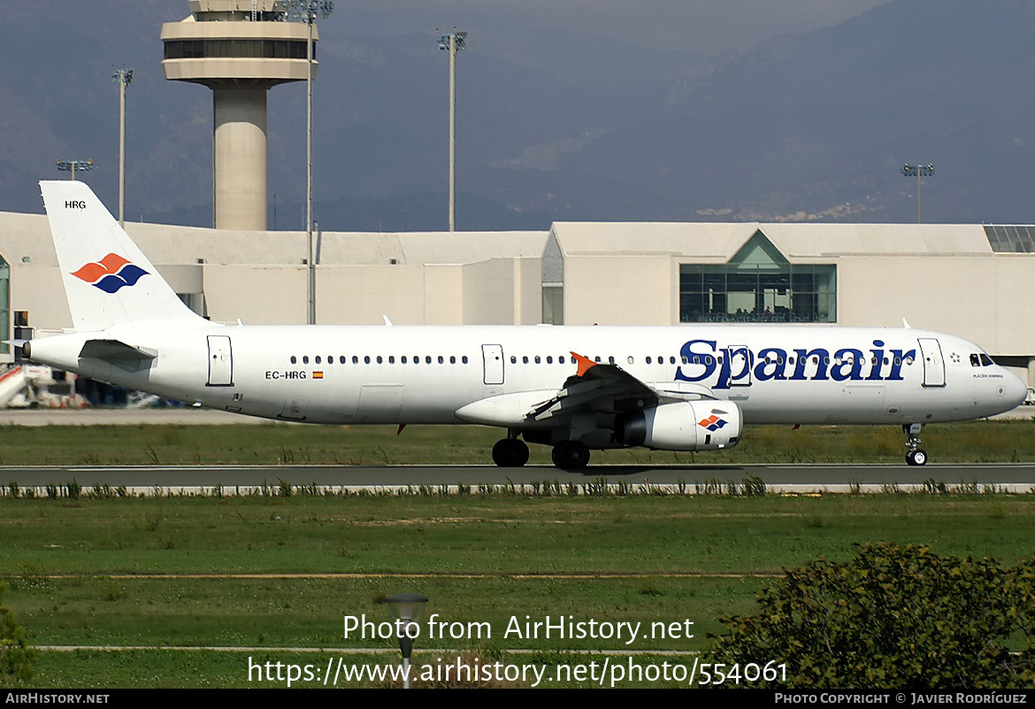 Aircraft Photo of EC-HRG | Airbus A321-231 | Spanair | AirHistory.net #554061