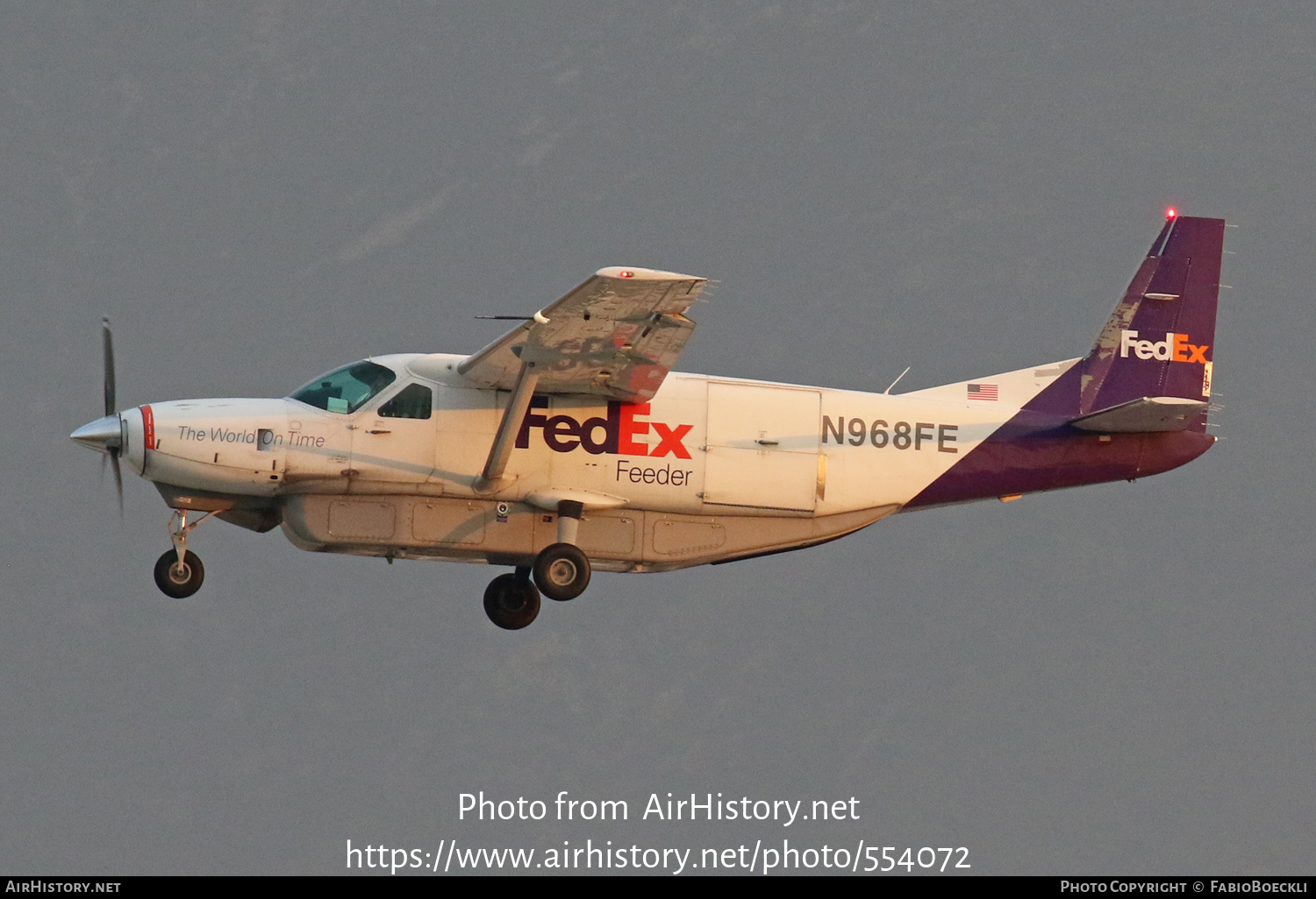 Aircraft Photo of N968FE | Cessna 208B Super Cargomaster | FedEx Feeder | AirHistory.net #554072