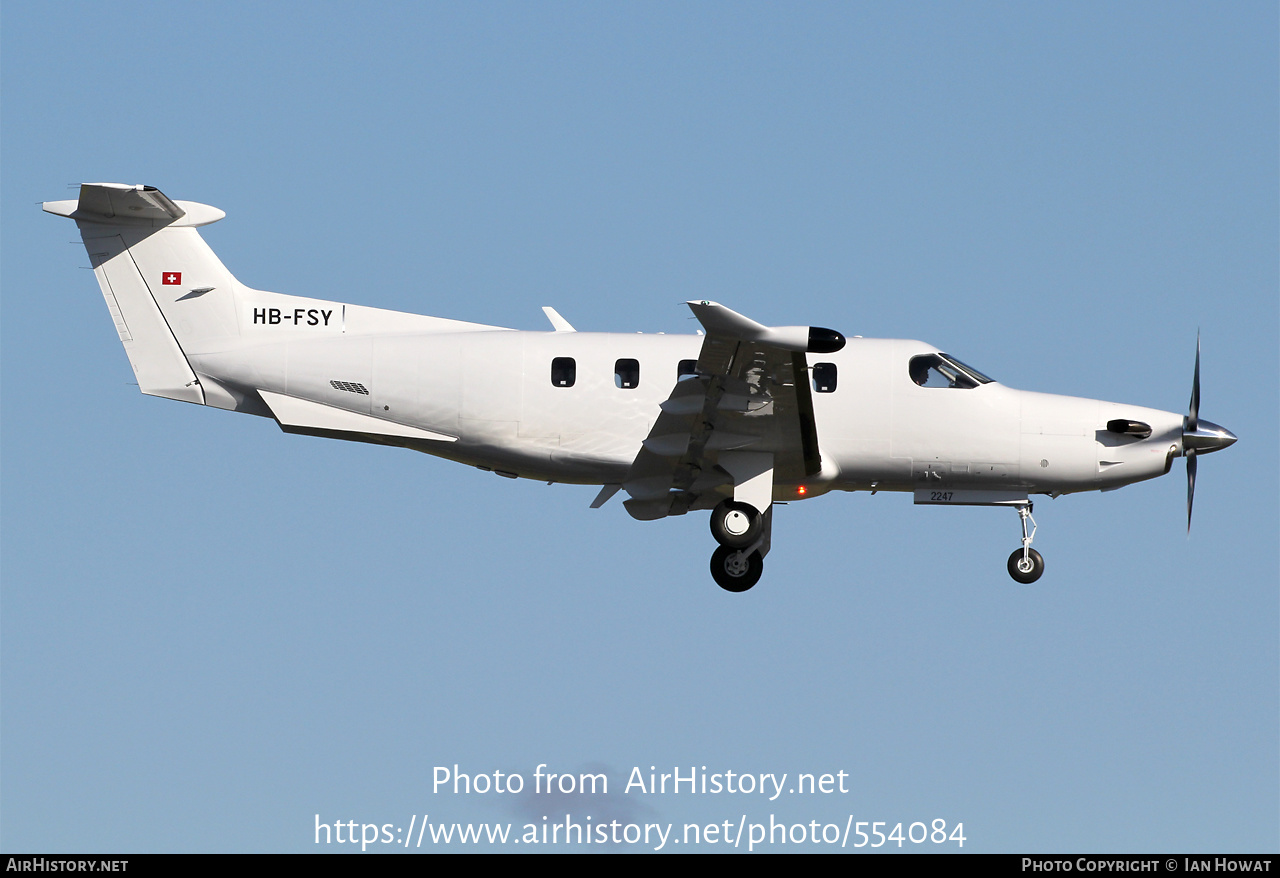 Aircraft Photo of HB-FSY | Pilatus PC-12NGX (PC-12/47E) | AirHistory.net #554084