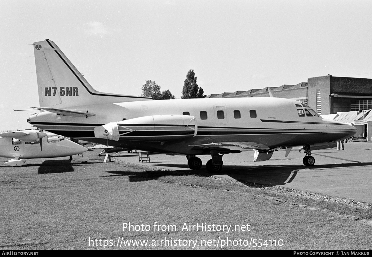 Aircraft Photo of N75NR | North American Rockwell NA-380 Sabreliner 75A | AirHistory.net #554110