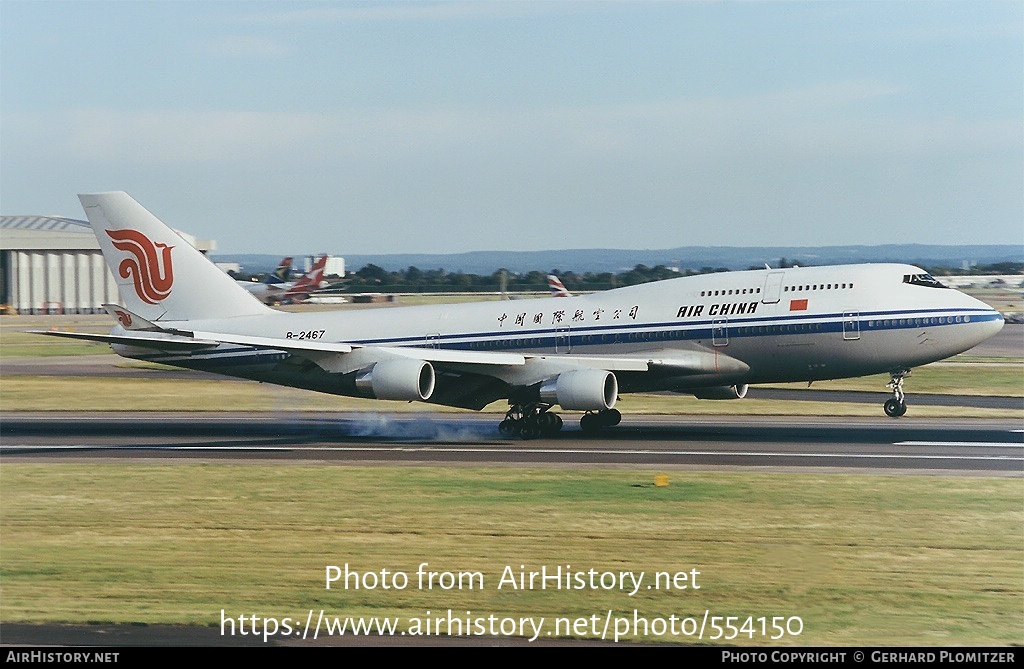 Aircraft Photo of B-2467 | Boeing 747-4J6M | Air China | AirHistory.net #554150