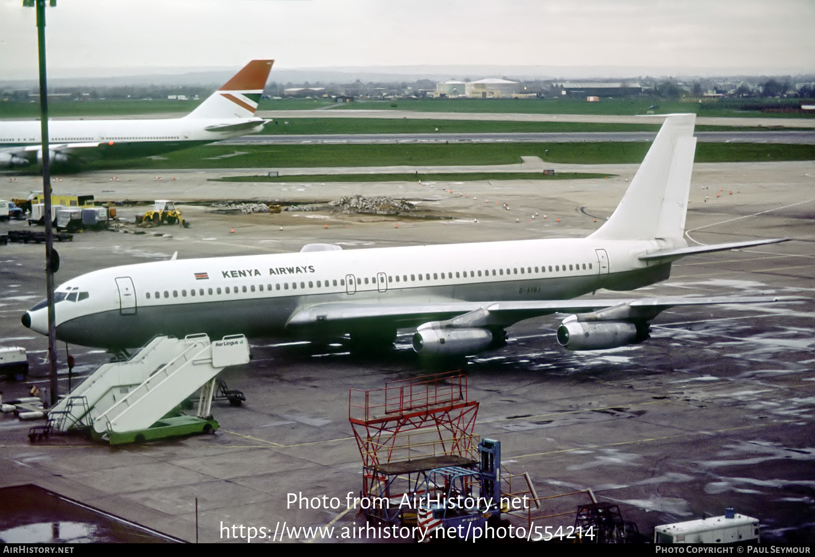 Aircraft Photo of G-AYBJ | Boeing 707-321 | Kenya Airways | AirHistory.net #554214