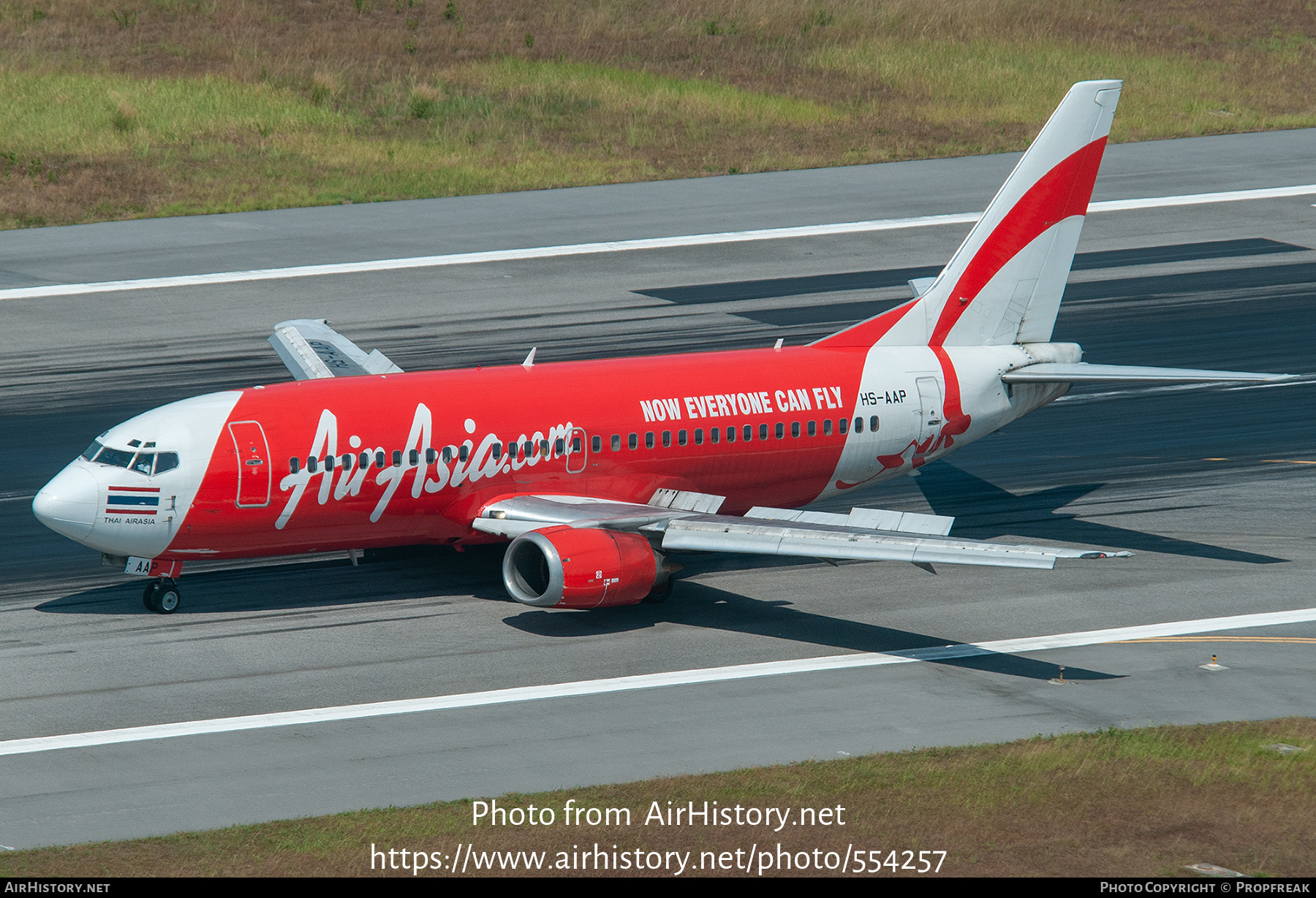 Aircraft Photo of HS-AAP | Boeing 737-3T0 | AirAsia | AirHistory.net #554257