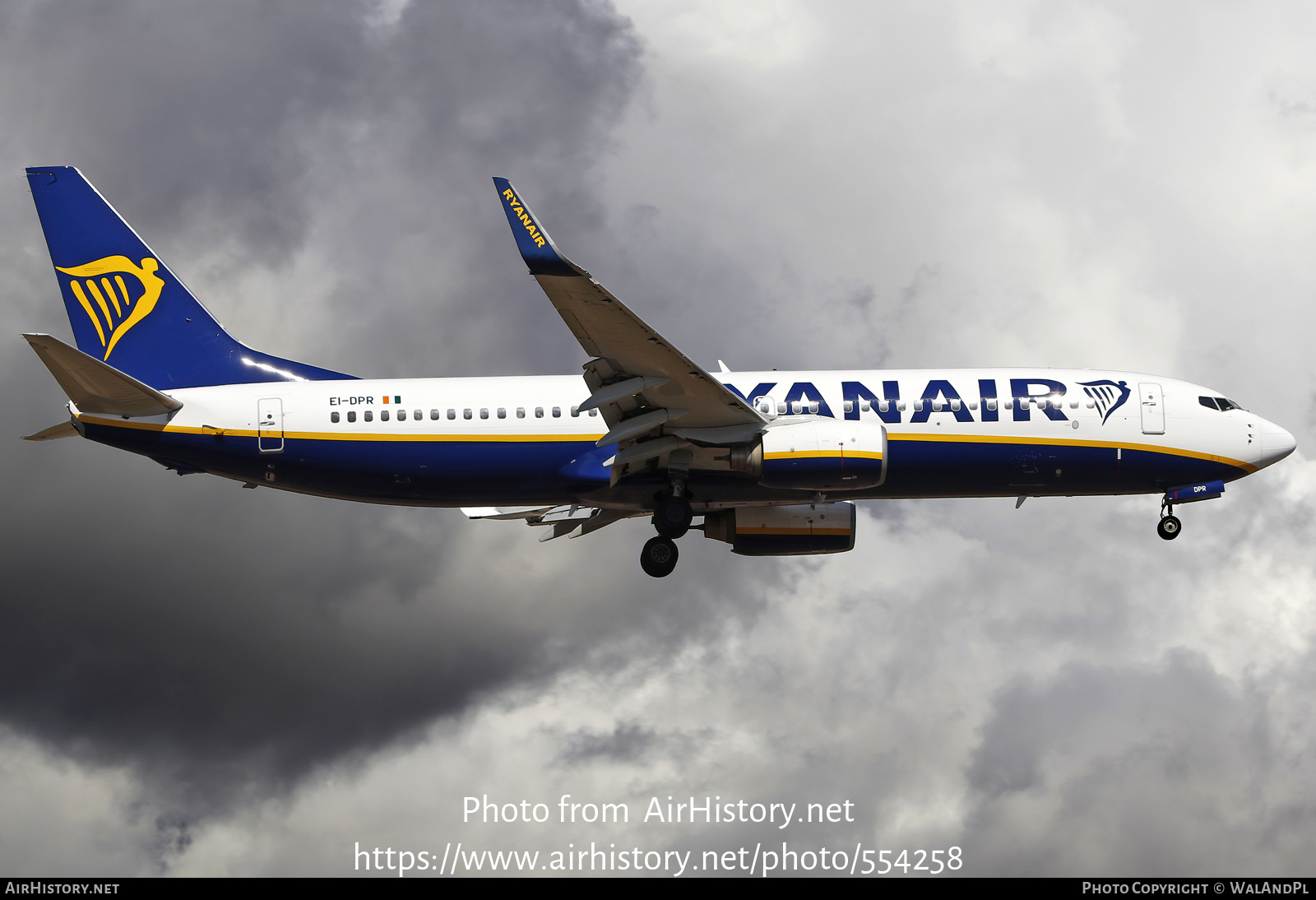 Aircraft Photo of EI-DPR | Boeing 737-8AS | Ryanair | AirHistory.net #554258