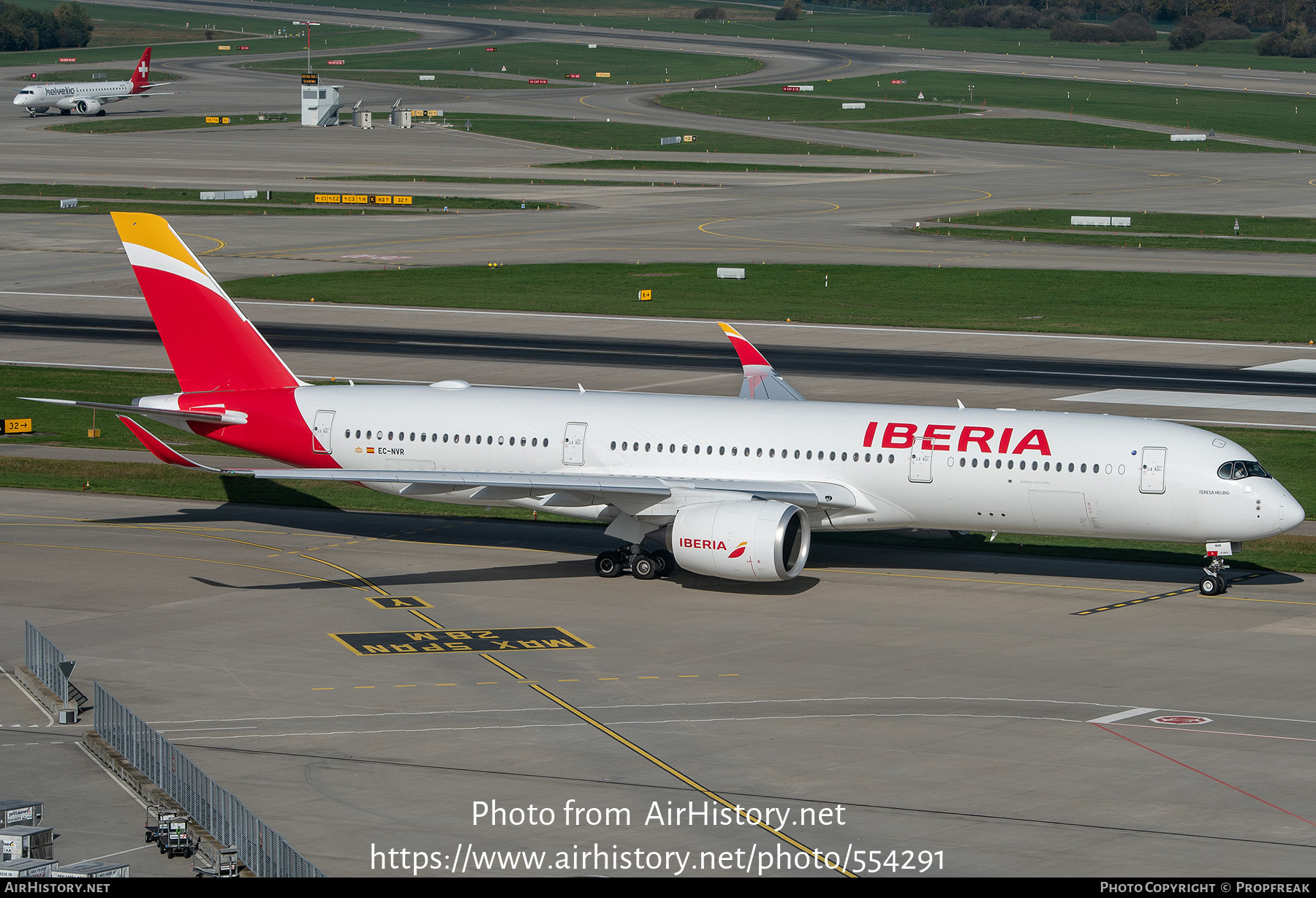 Aircraft Photo of EC-NVR | Airbus A350-941 | Iberia | AirHistory.net #554291