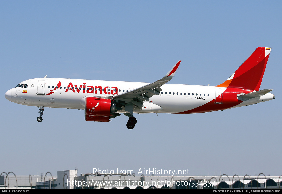 Aircraft Photo of N764AV | Airbus A320-251N | Avianca | AirHistory.net #554357