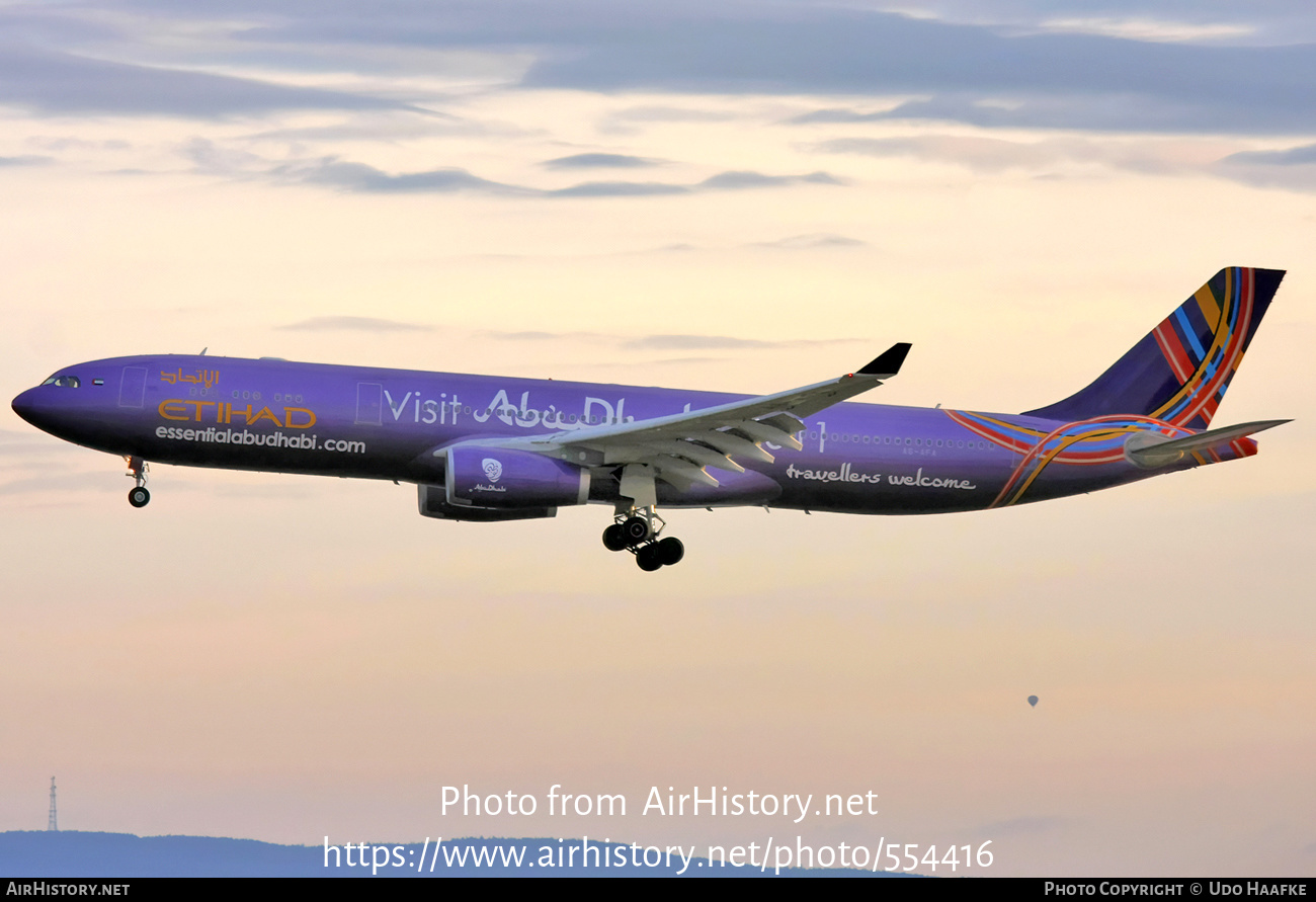 Aircraft Photo of A6-AFA | Airbus A330-343E | Etihad Airways | AirHistory.net #554416