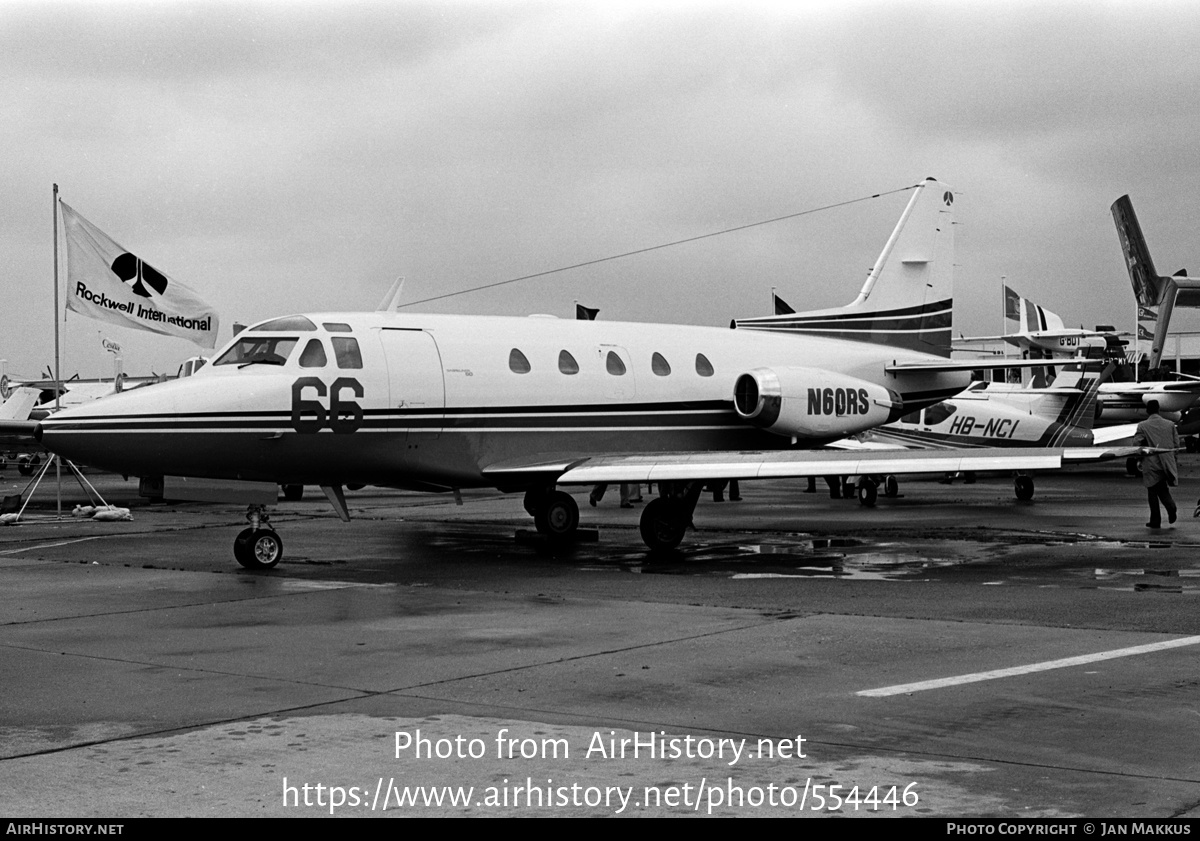 Aircraft Photo of N60RS | North American Rockwell NA-306 Sabreliner 60 | AirHistory.net #554446