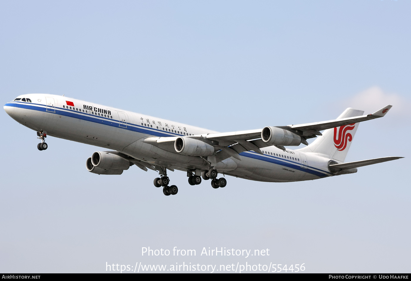 Aircraft Photo of B-2387 | Airbus A340-313X | Air China | AirHistory.net #554456