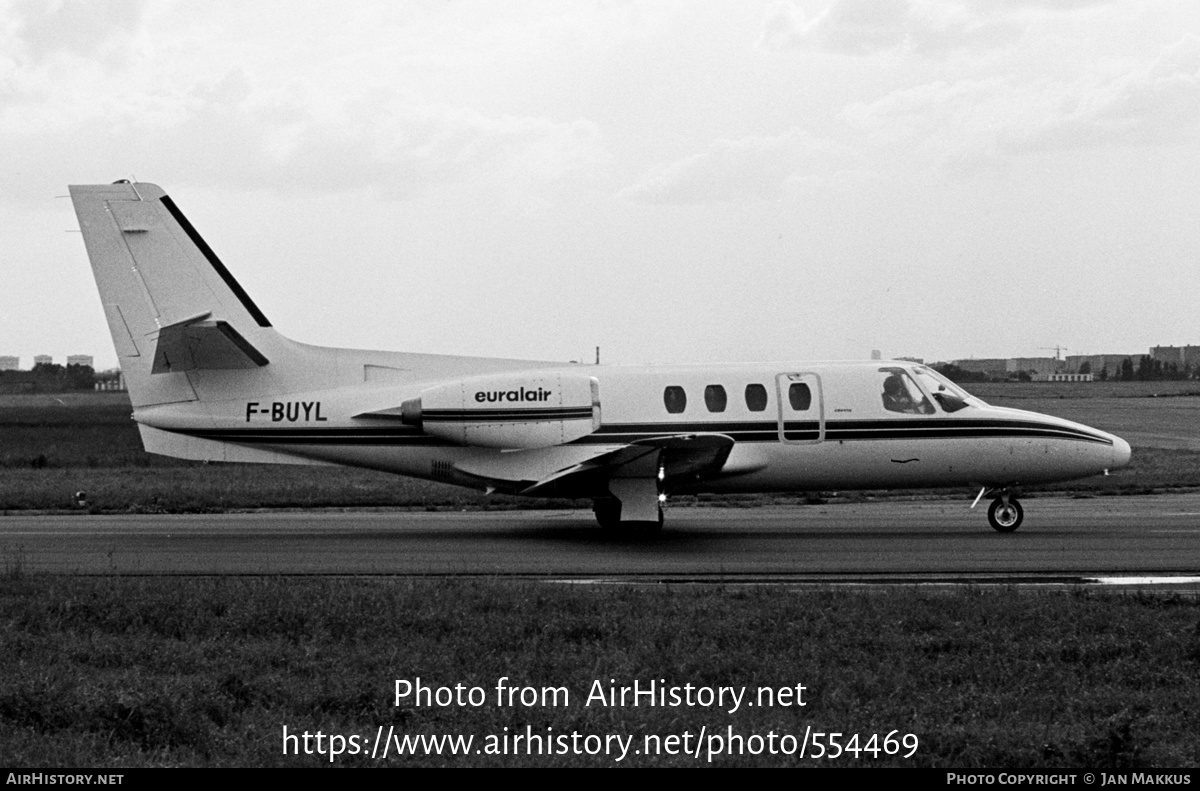 Aircraft Photo of F-BUYL | Cessna 500 Citation | Euralair | AirHistory.net #554469