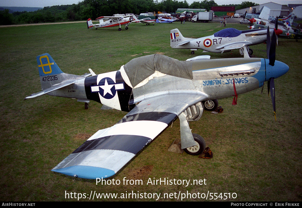 Aircraft Photo of F-AZMU / 472035 | North American P-51D Mustang | USA - Air Force | AirHistory.net #554510