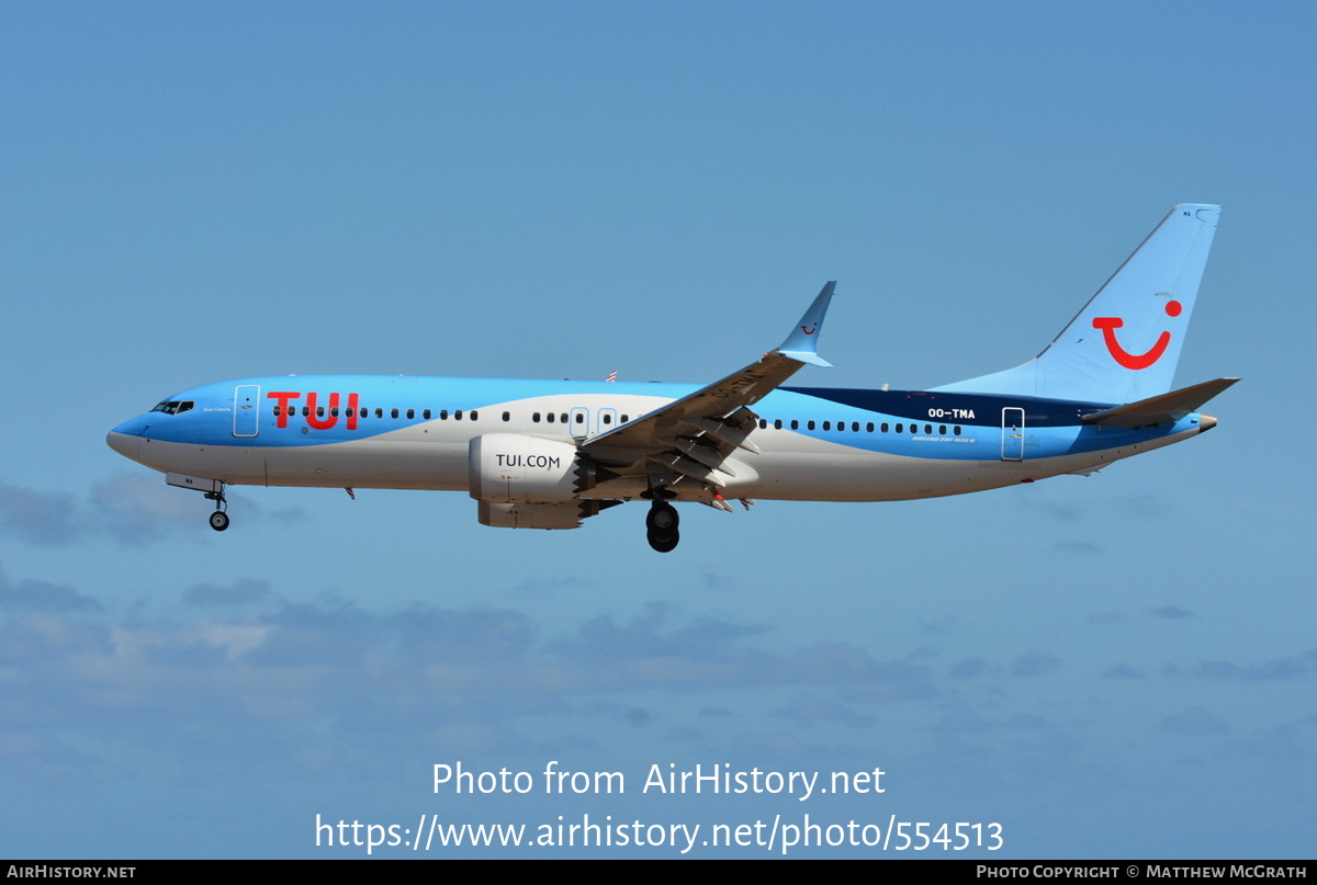 Aircraft Photo of OO-TMA | Boeing 737-8 Max 8 | TUI | AirHistory.net #554513