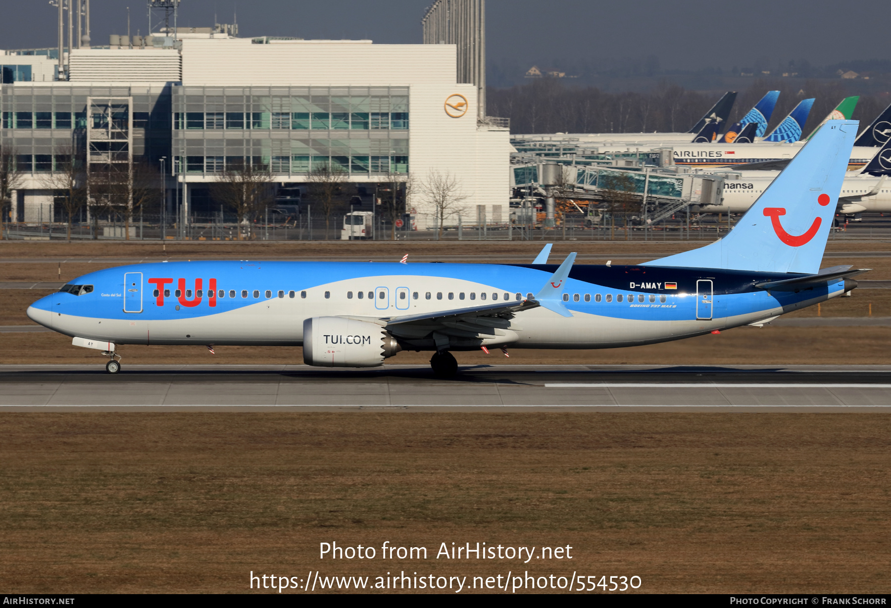 Aircraft Photo of D-AMAY | Boeing 737-8 Max 8 | TUI | AirHistory.net #554530