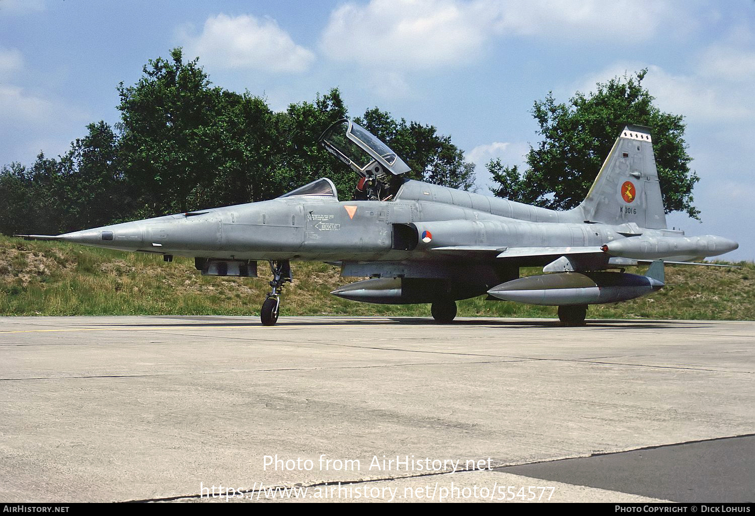 Aircraft Photo of K-3016 | Canadair NF-5A | Netherlands - Air Force | AirHistory.net #554577