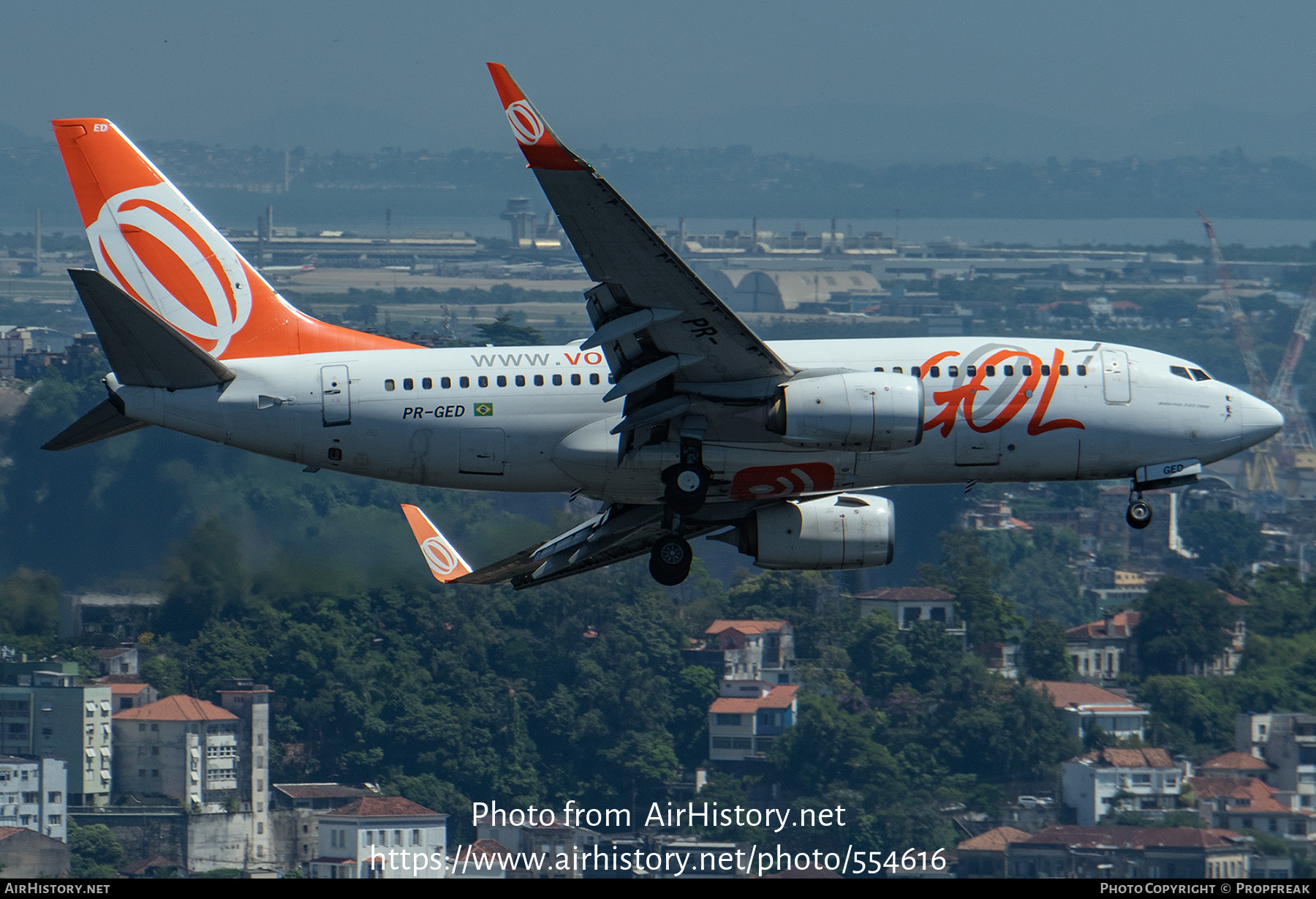 Aircraft Photo of PR-GED | Boeing 737-7EH | GOL Linhas Aéreas | AirHistory.net #554616