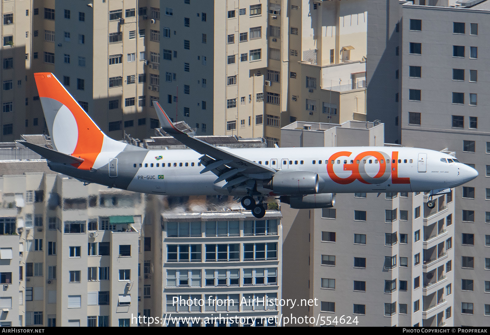 Aircraft Photo of PR-GUC | Boeing 737-8EH | GOL Linhas Aéreas | AirHistory.net #554624